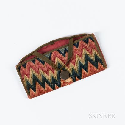 Small Flame-stitch Wallet