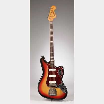 American Electric Bass Guitar, Fender Musical Instruments, Fullerton, c. 1974, Style Bass VI