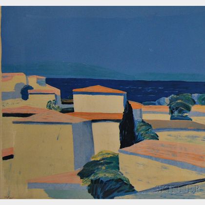 Roger Mühl (French, 1929-2008) Mediterranean View