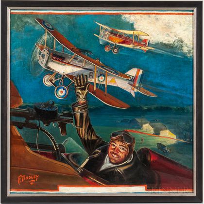 Frank Tinsley (New York/Connecticut, 1899-1965) George Bruce's Squadron Takes Off