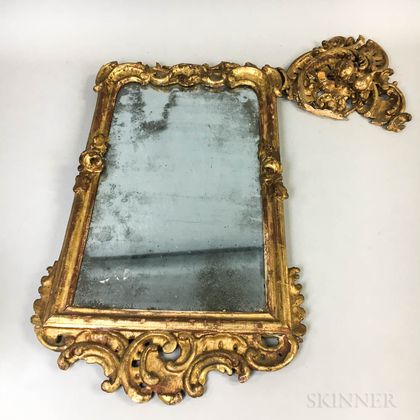 Rococo Carved and Gilt Mirror