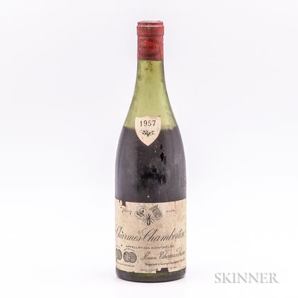 Maison Tomas Bassot Charmes Chambertin 1957, 1 bottle 