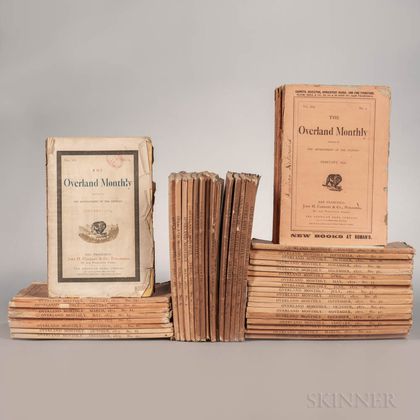 The Overland Monthly , 1868-1875, Fifty Issues.