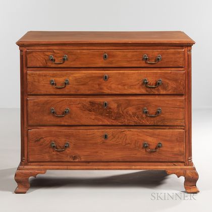 Chippendale Walnut Chest of Drawers