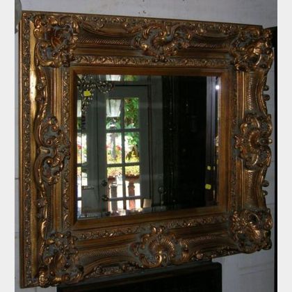 Rococo-style Gilt-gesso Mirror