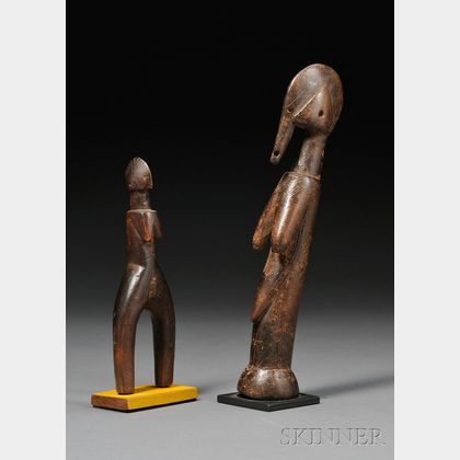 Two African Carved Wood Items