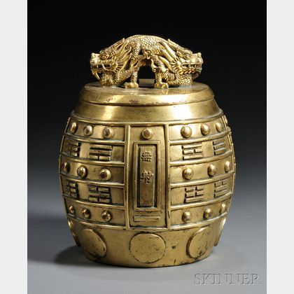 Gilt-bronze Archaistic Ritual Bell
