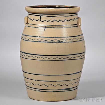 Twelve-gallon Stoneware Crock