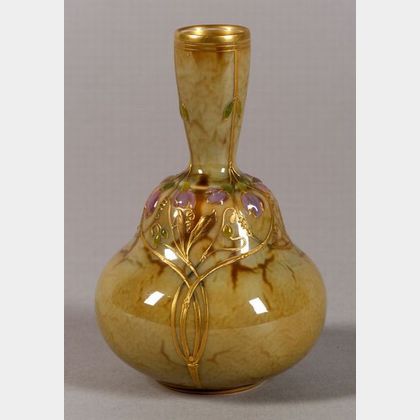 KPM Art Nouveau Porcelain Bud Vase