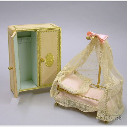 Two Pieces of Dollhouse Furniture