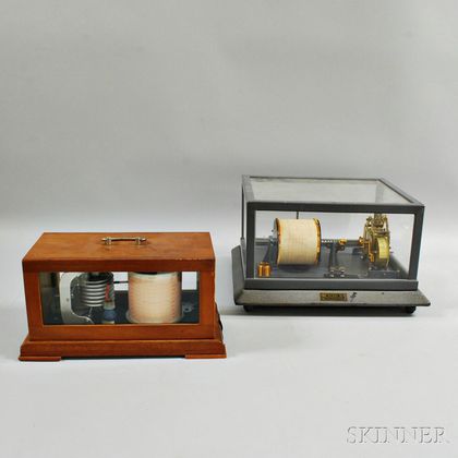 Julien P. Friez Anemometer Recorder and a Barograph