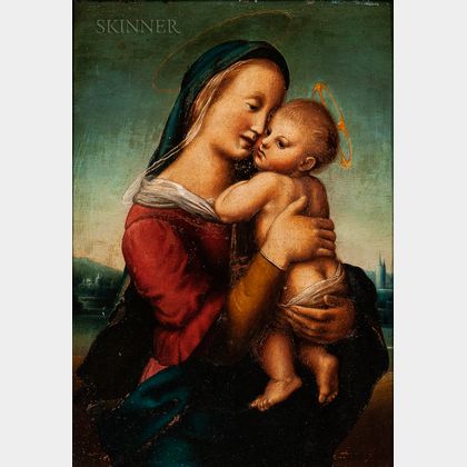 After Raphael (Italian, 1483-1520) Copy of the Tempi Madonna