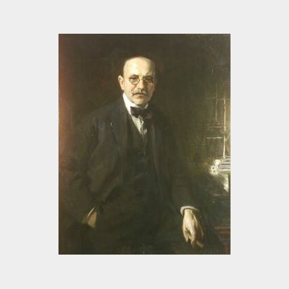 Irving Ramsey Wiles (American, 1861-1948) Portrait of Max Williams, Esq.