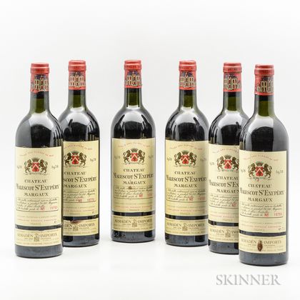 Chateau Malescot St. Exupery 1978, 6 bottles 