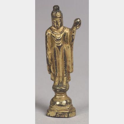 Gilt-bronze Buddha