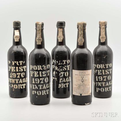 Feist Vintage Port 1970, 10 bottles 
