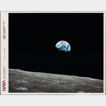 Apollo 8, Earth View, December 1968 [Post-1975 Print].