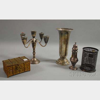 Five Assorted Metal Objects