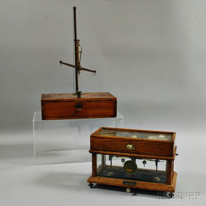Henry Troemner Pharmacy Scale and Another Scale