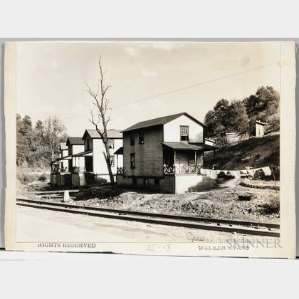 Walker Evans (American, 1903-1975) Company Houses for Miners, Morgantown, West Virginia
