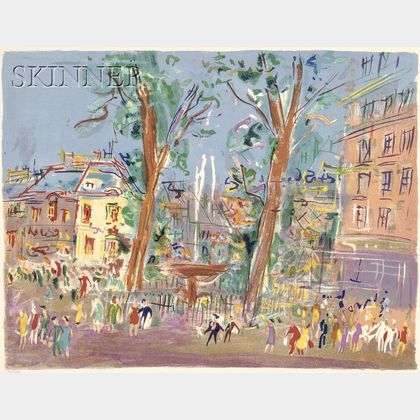Jean Dufy (French, 1888-1964) Après midi dans le parc