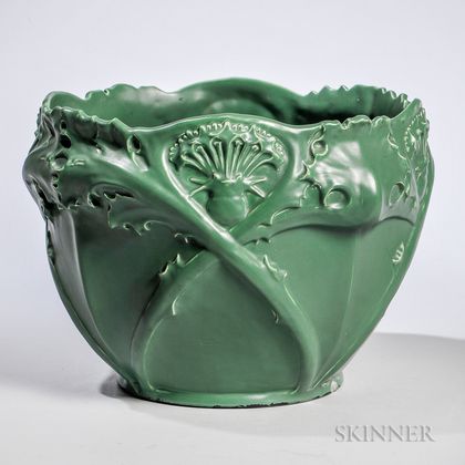 Art Nouveau-style Pottery Jardiniere 