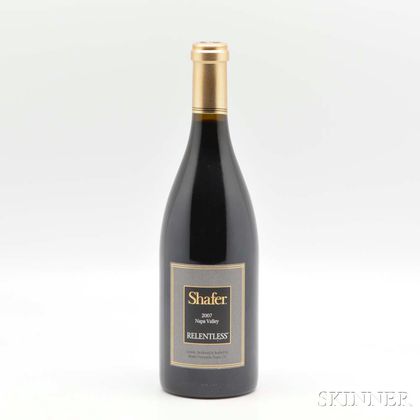 Shafer Relentless Syrah 2007, 1 bottle 