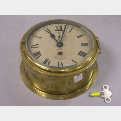 Smith Empire Brass-Cased Marine Timepiece
