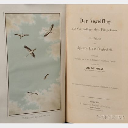 Lilienthal, Otto (1848-1896) Der Vogelflug.