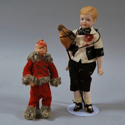 Two Small Boy Dolls
