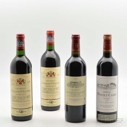 Mixed Bordeaux 1995 Lot, 4 bottles 