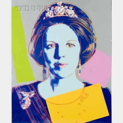 Andy Warhol (American, 1928-1987) Queens Beatrix of the Netherlands