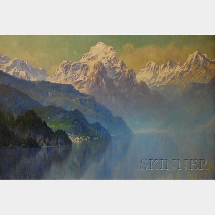 Hezekiah Anthony Dyer (American, 1872-1943) Lake Como