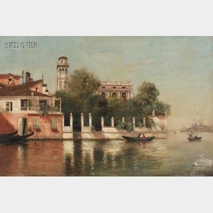 Warren W. Sheppard (American, 1858-1937) View of Venice