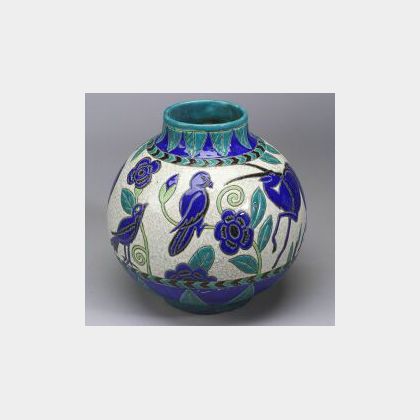 Boch Freres Ceramic Vase