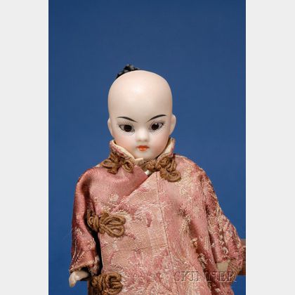 Small Simon & Halbig All-Bisque Oriental Character Girl Doll