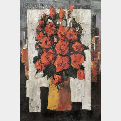 Tony Agostini (French, 1916-1990) Roses Rouges