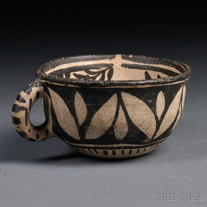 Cochiti Painted Pottery Teacup