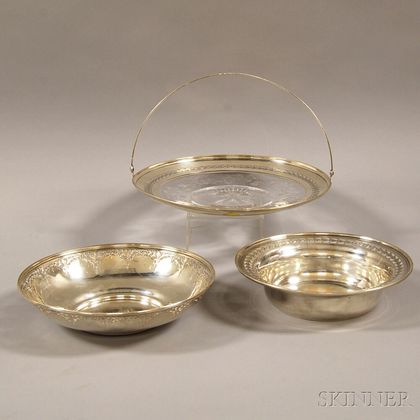 Three American Sterling Silver Items