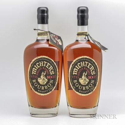 Michters Bourbon 10 Years Old, 2 750ml bottles 