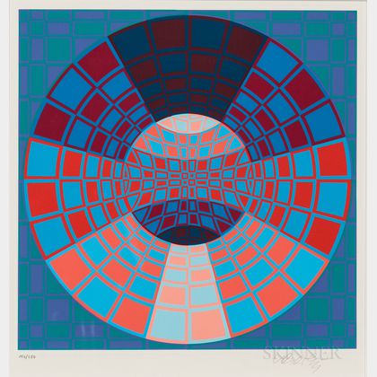 Victor Vasarely (Hungarian/French, 1906-1997) Xanor