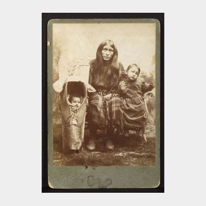 Photograph of a Commanche Mother and Children