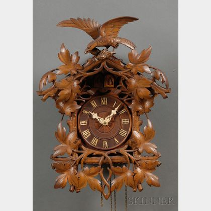 Black Forest Cuckoo and Quail Clock