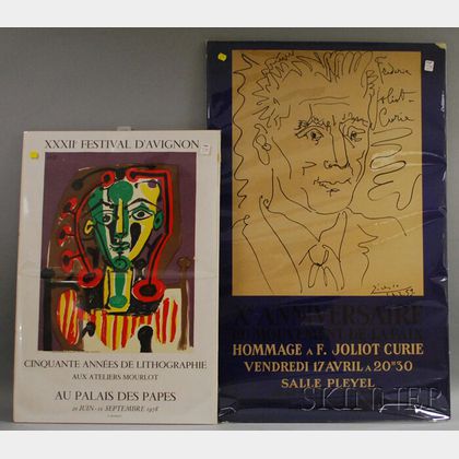 Two Exhibition Posters, Mourlot and Curie