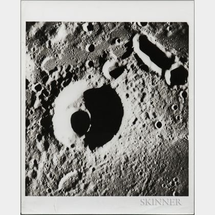 Apollo 8, Moon Views, December 1968, Three Photographs.