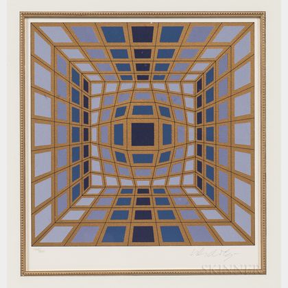 Victor Vasarely (Hungarian/French, 1906-1997) Untitled