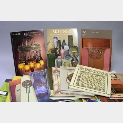 Collection of Arts & Crafts Related Auction Catalogues and Periodicals. 