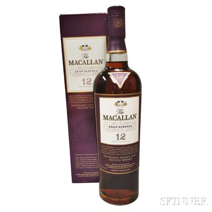 Macallan Gran Reserva 12 Years Old, 1 70cl (oc) bottle 