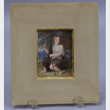 Unframed Classical Image on Ivory