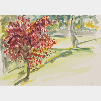 Elaine Marie (Fried) de Kooning (American, 1918-1989) Hedda's Tree